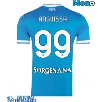 SSC Napoli Frank Anguissa #99 Replica Home Shirt 2025-26 Short Sleeve